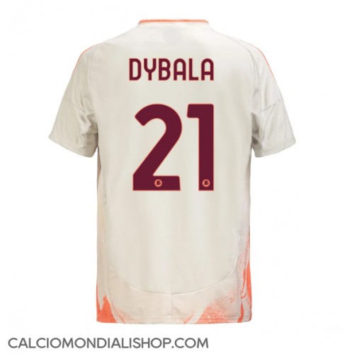 Maglie da calcio AS Roma Paulo Dybala #21 Seconda Maglia 2024-25 Manica Corta